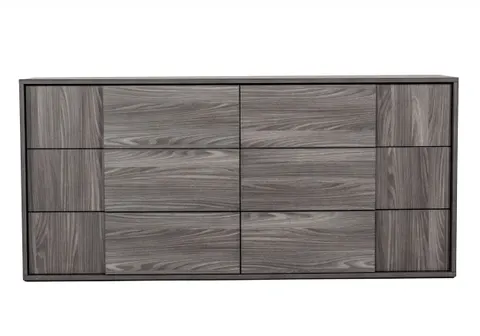 Asus — Italian Modern Elm Grey Dresser