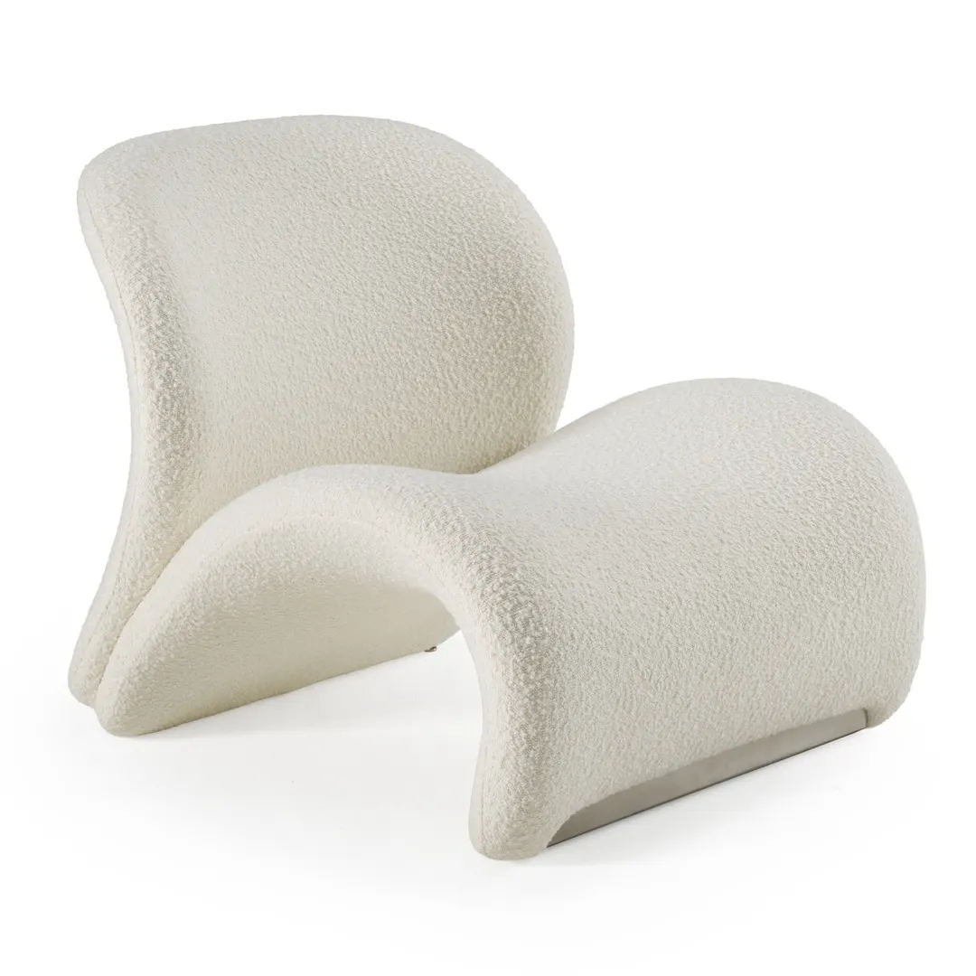 Donovan — Modern Accent White Chair