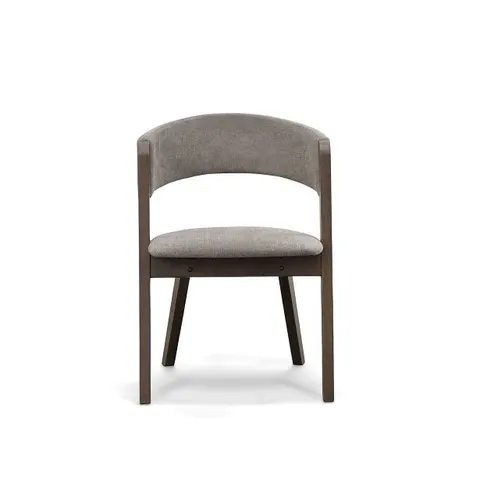 Grover — Modern Grey & Dark Wenge Dining Chair (Set of 2)