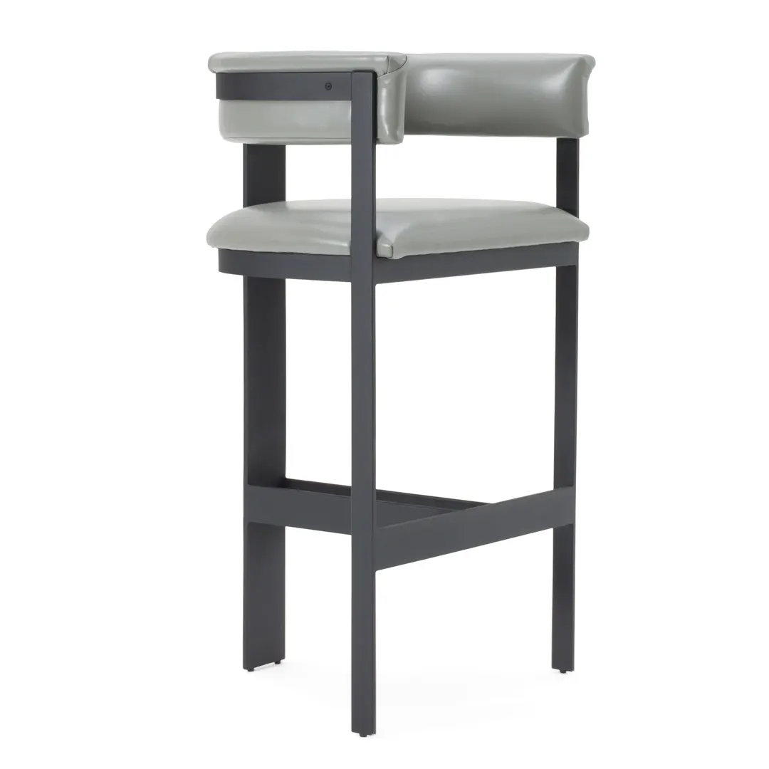 Modrest Boswell — Modern Black + Matte Gold Barstool