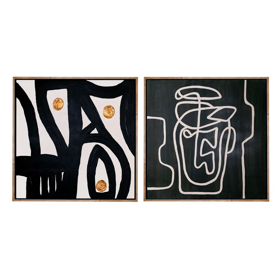 Modrest Burste — Modern Painting Set of 2