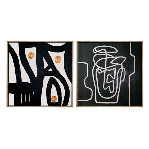 Modrest Burste — Modern Painting Set of 2