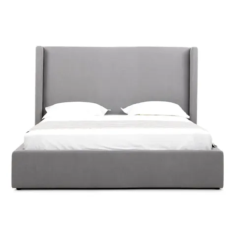 Modrest Byrne — Modern Grey Fabric Bed