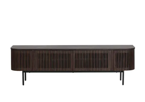 Modrest Clifton — Modern Smoked Ash Tall TV Stand