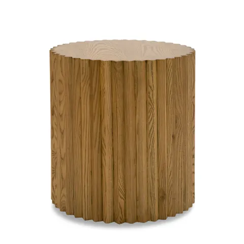 Modrest Espana — Modern Walnut Round End Table