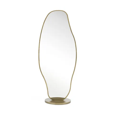 Modrest Esteem — Modern Antique Brass Freestanding Mirror
