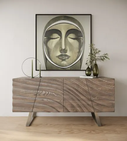 Modrest Finley — Mid-Century Grey Ash Buffet