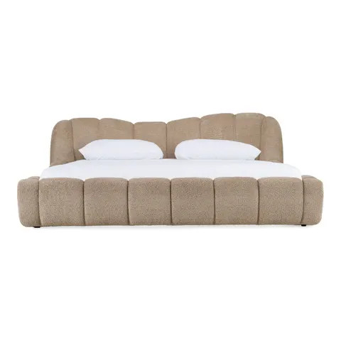 Modrest Janine — Modern Tan Fabric Bed