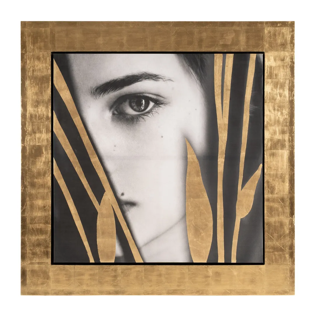 Modrest Kubia — Modern Gold 71" x 71" Painting