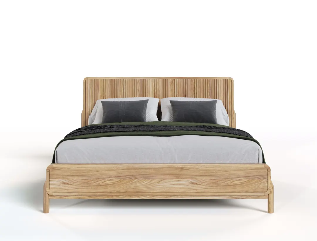 Modrest Mikala — Modern Natural Oak Bed