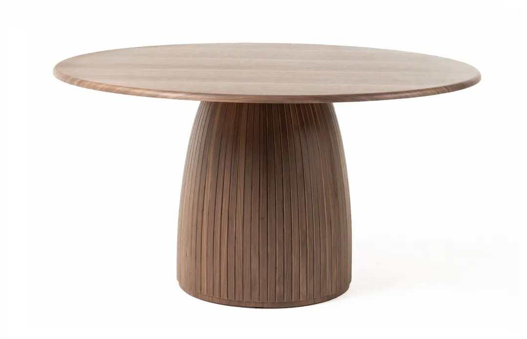 Modrest Sheridan — Mid-Century Modern Walnut Round Dining Table