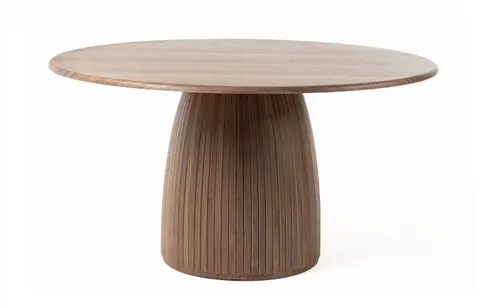 Modrest Sheridan — Mid-Century Modern Walnut Round Dining Table