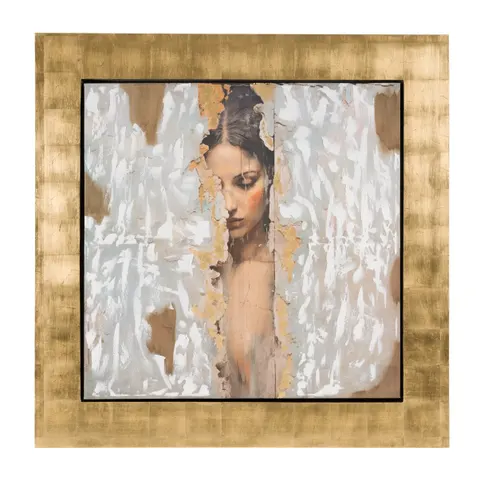 Modrest Stey — Modern Gold 71" x 71" Painting