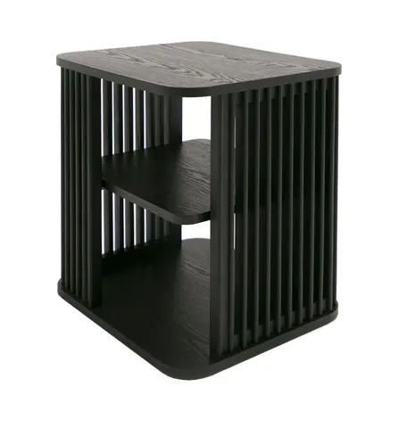 Modrest Thayne — Modern Mid Century Black Oak End Table