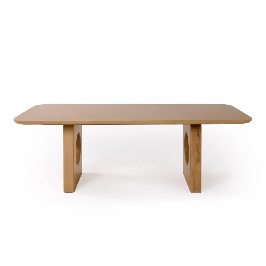 Nova Domus Oshana — Modern White Oak Dining Table