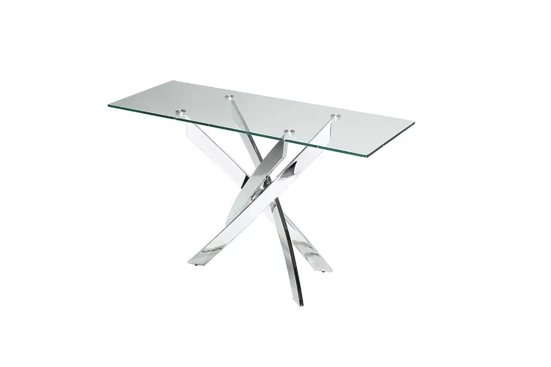Pyrite — Modern Glass Console Table
