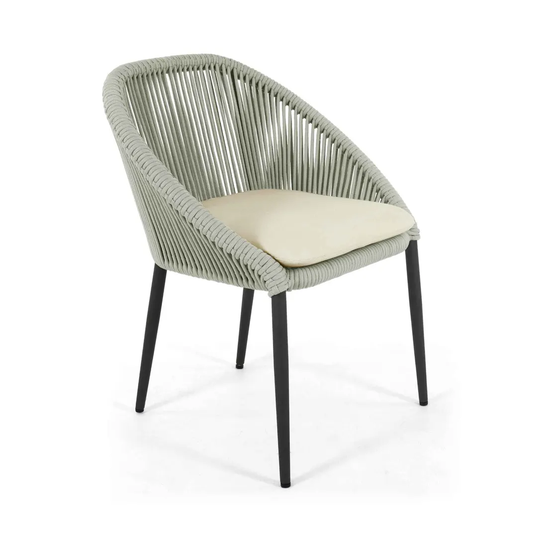 Rodona Dining Armchair with Sunbrella Cushion — 