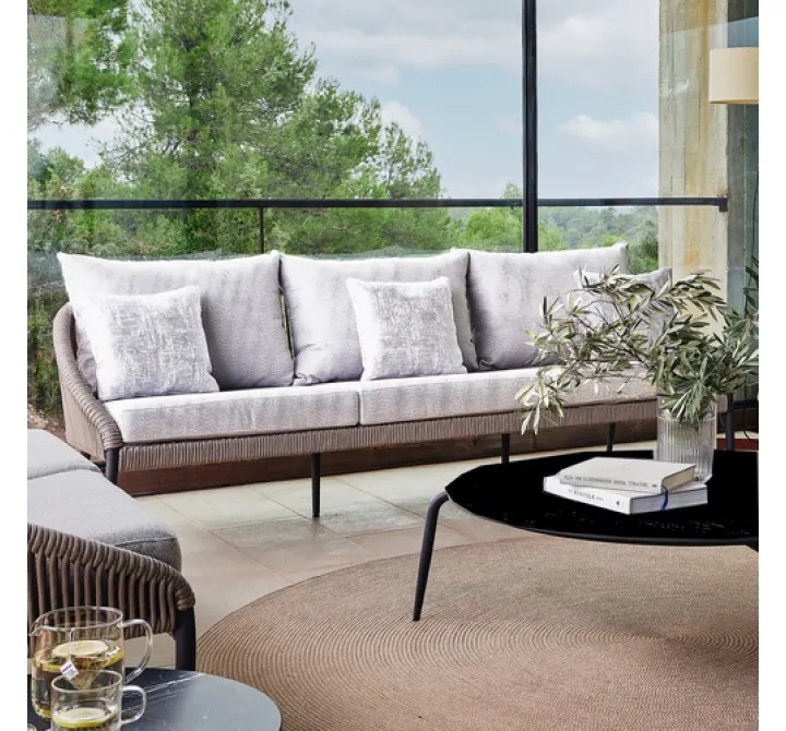 Rodona Sofa with Sunbrella Cushion — 